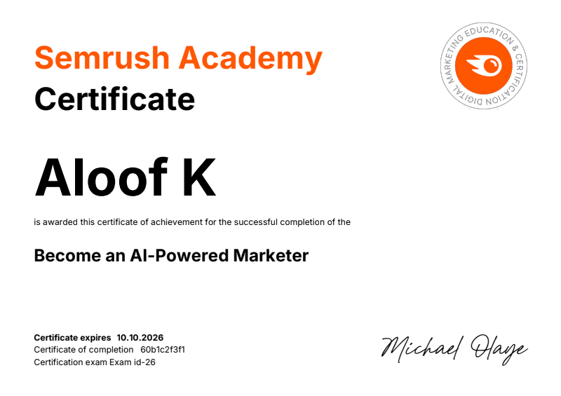 Become an Al-Powered Marketer